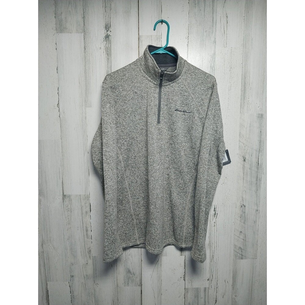 Eddie Bauer Radiator Fleece Sweater 1/4 Zip Pullover Men's Size Medium Outdoors